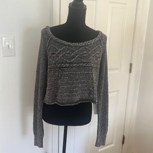 Free People crop sweater, NWT